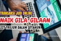 transaksi judi online berkembang pesat